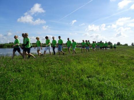 Route wandelen met vrijwilligers